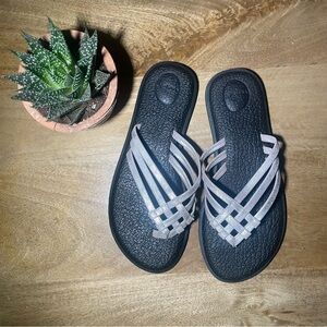 Sanuk Yoga Salty Metallic Sandals